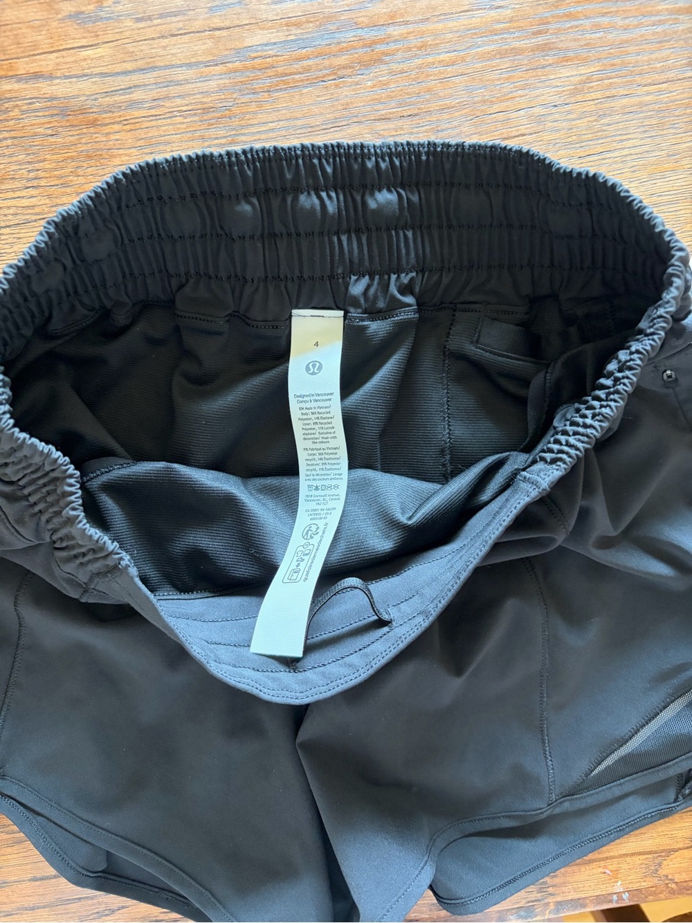 lululemon athletica Black Women's Athletic Shorts - Picture 3 of 3